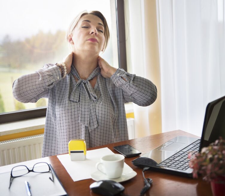 Dolor en la columna cervical