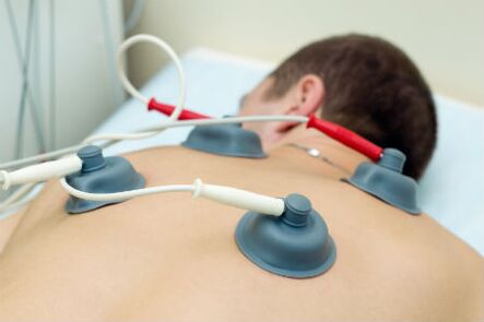 Electroterapia con osteocondosis cervical
